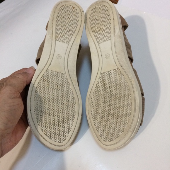 Eileen Fisher Zanya Mesh Knot Wedge Sandals - Picture 10 of 16